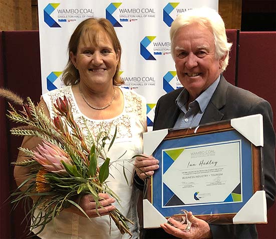 Ian Hedley Inducted To The Singleton Hall Of Fame