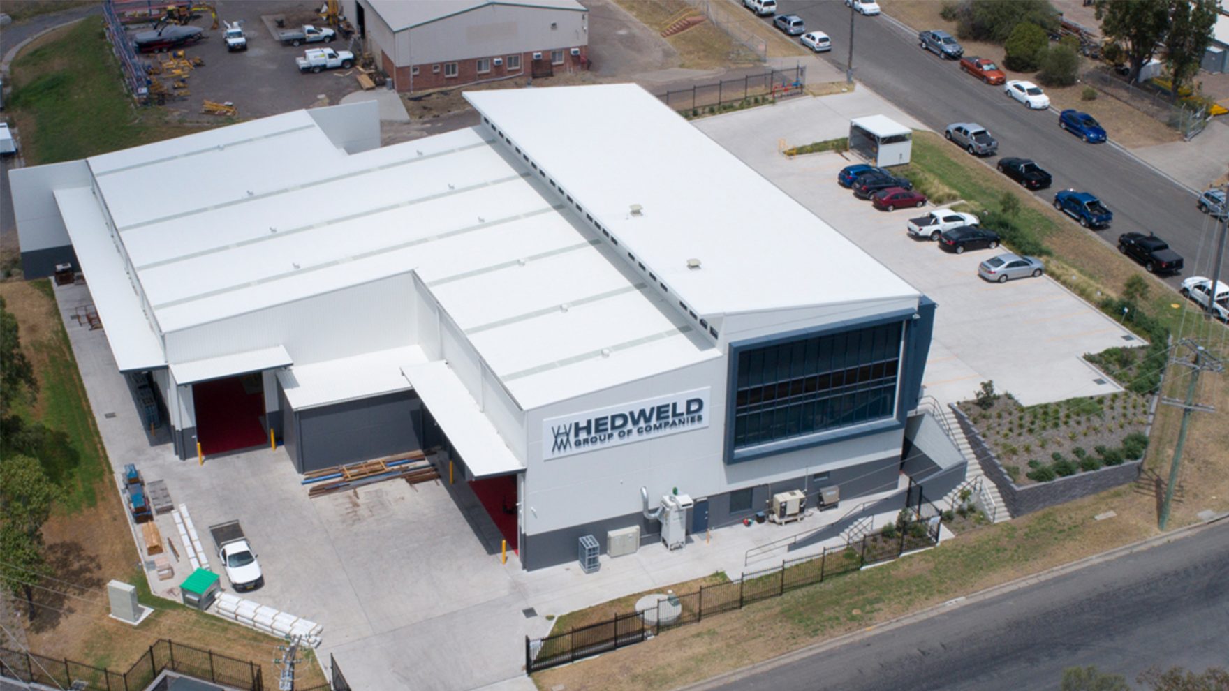 Hedweld Engineering facility drone photo